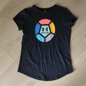 Under Armour Kids Soccer Graphic Tee - Black